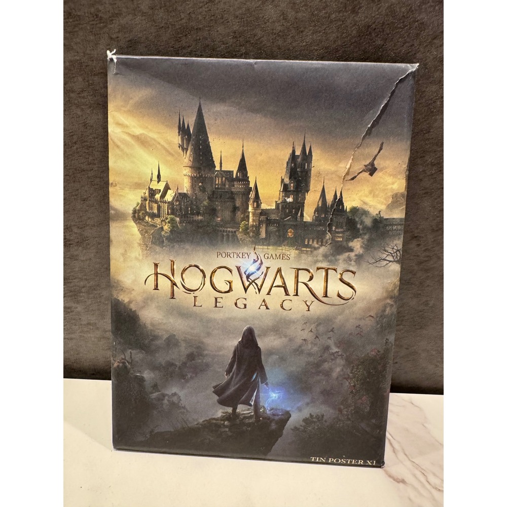 Hogwarts Legacy Tin Poster Metal Sign Portkey Games Wizarding World Collectible